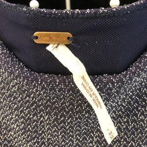 Free people metallic purple dress size medium